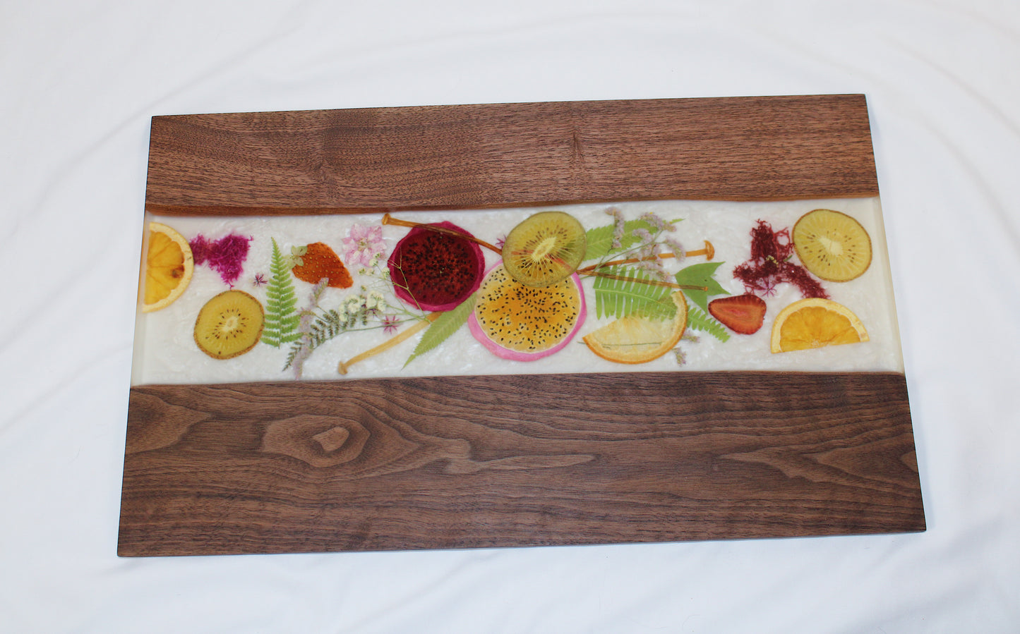 Walnut Botanical Charcuterie Board