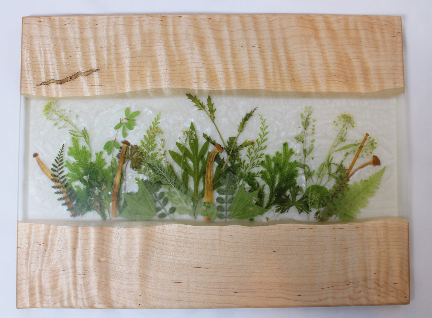 Curly Maple Botanical Charcuterie Board