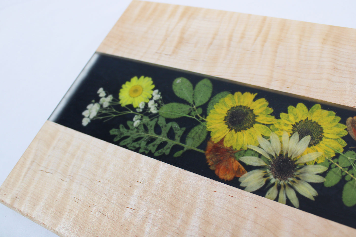 Curly Maple Botanical Charcuterie Board