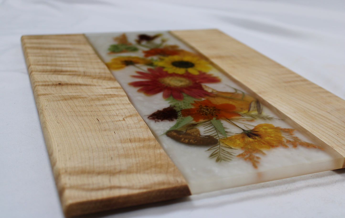 Curly Maple Botanical Charcuterie Board