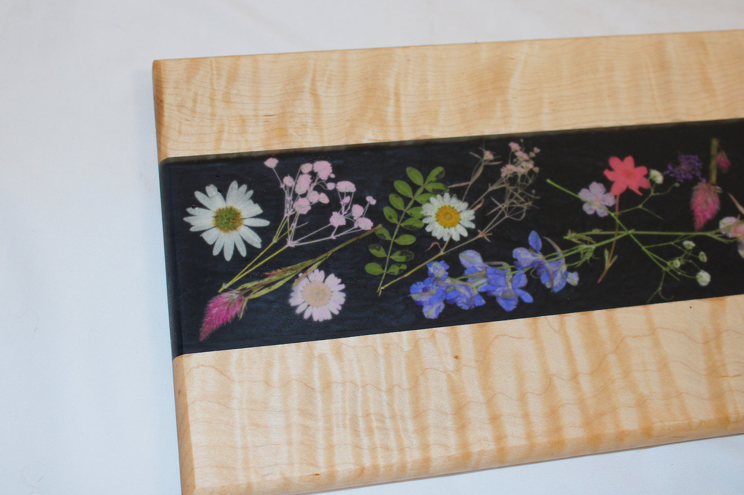 Curly Maple Botanical Charcuterie Board