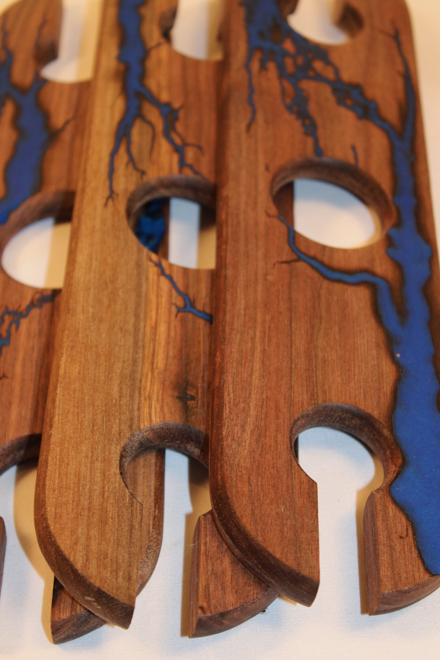 Walnut Wine and Glass Holder