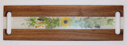 Walnut Botanical Charcuterie Board