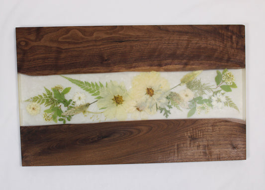 Walnut Botanical Charcuterie Board