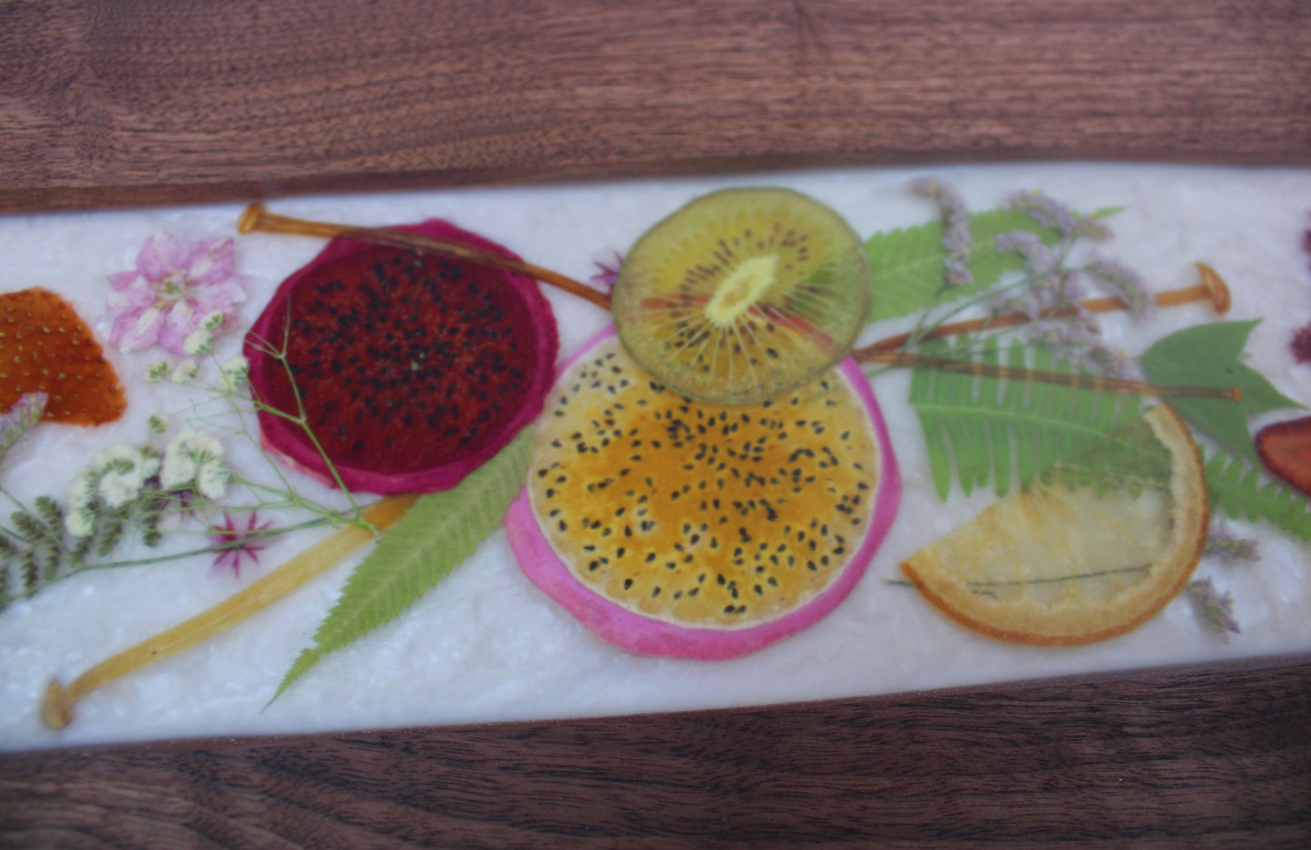 Walnut Botanical Charcuterie Board