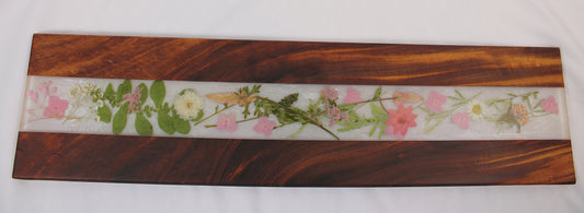 Tiger Wood Botanical Charcuterie Board