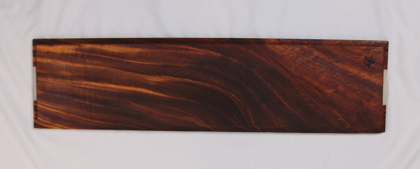 Tiger Wood Botanical Charcuterie Board