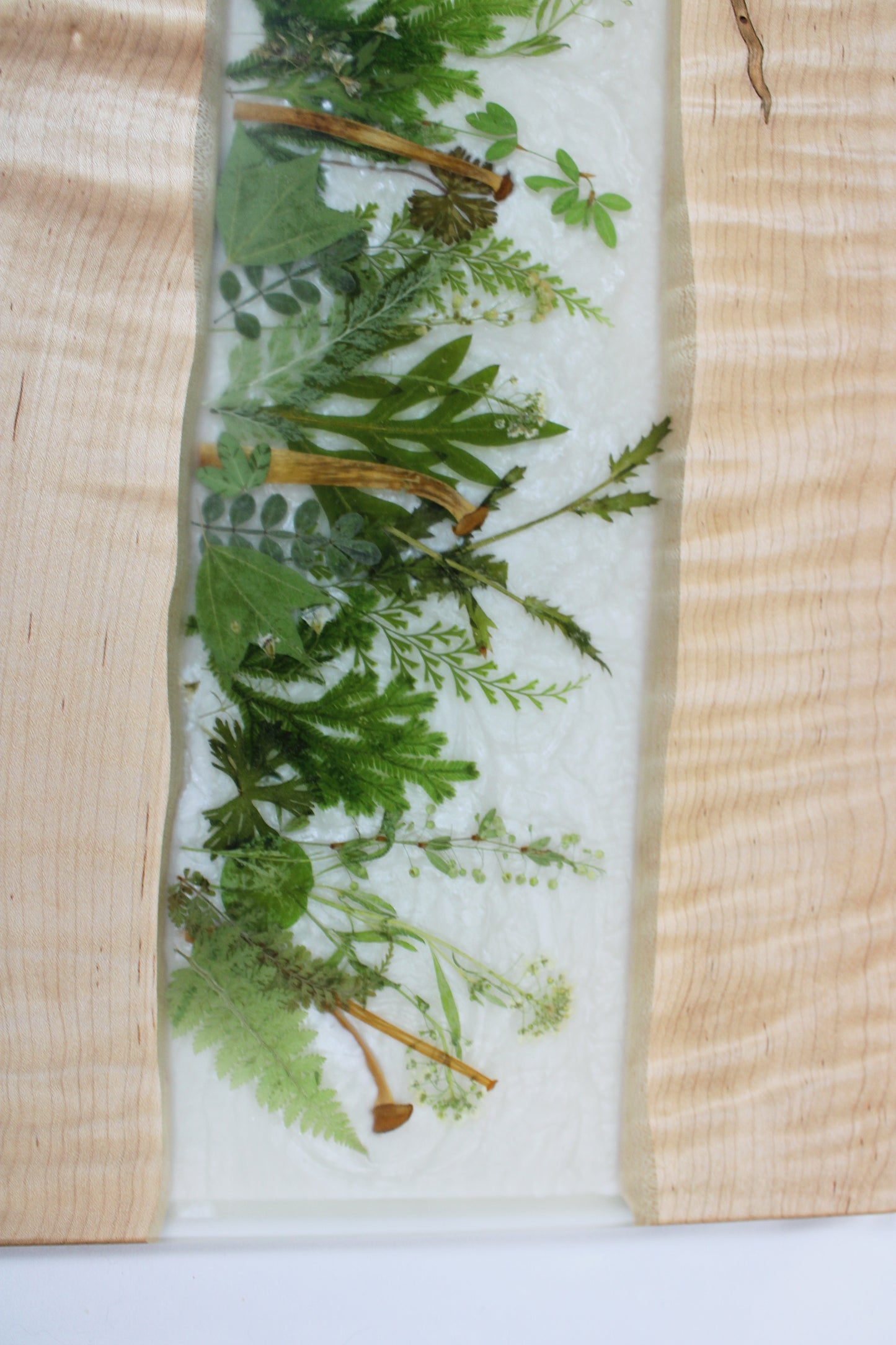 Curly Maple Botanical Charcuterie Board