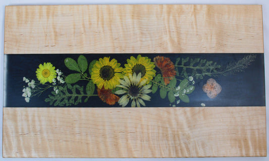 Curly Maple Botanical Charcuterie Board