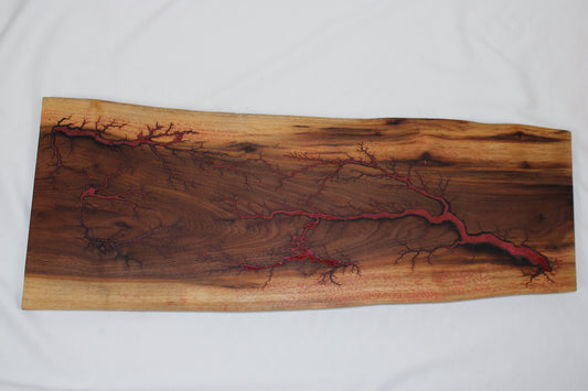 Walnut Lichtenberg Charcuterie Board