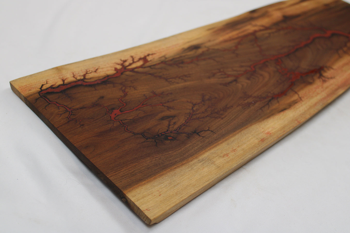 Walnut Lichtenberg Charcuterie Board