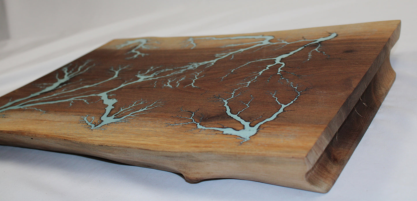 Walnut Lichtenberg Cutting Board
