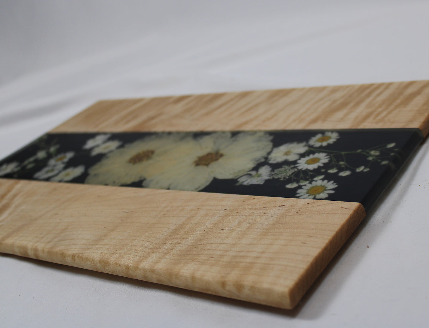 Curly Maple Botanical Charcuterie Board