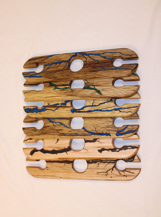 Ambrosia Maple Wine and Glass Holder